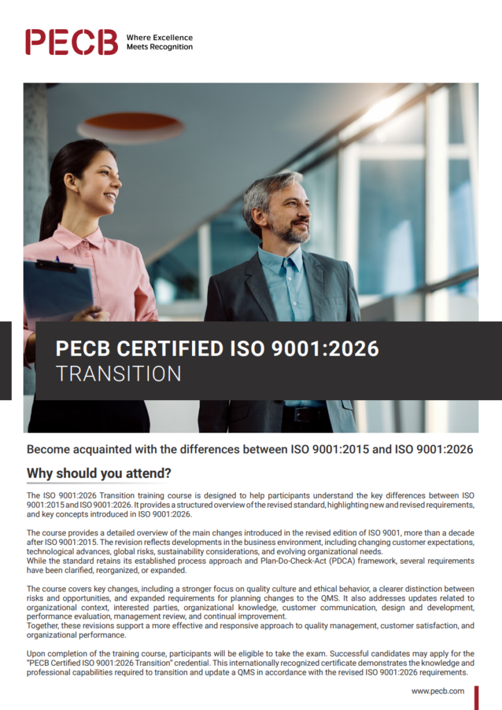 ISO 9001:2026 Transition - English (Self-Study)
